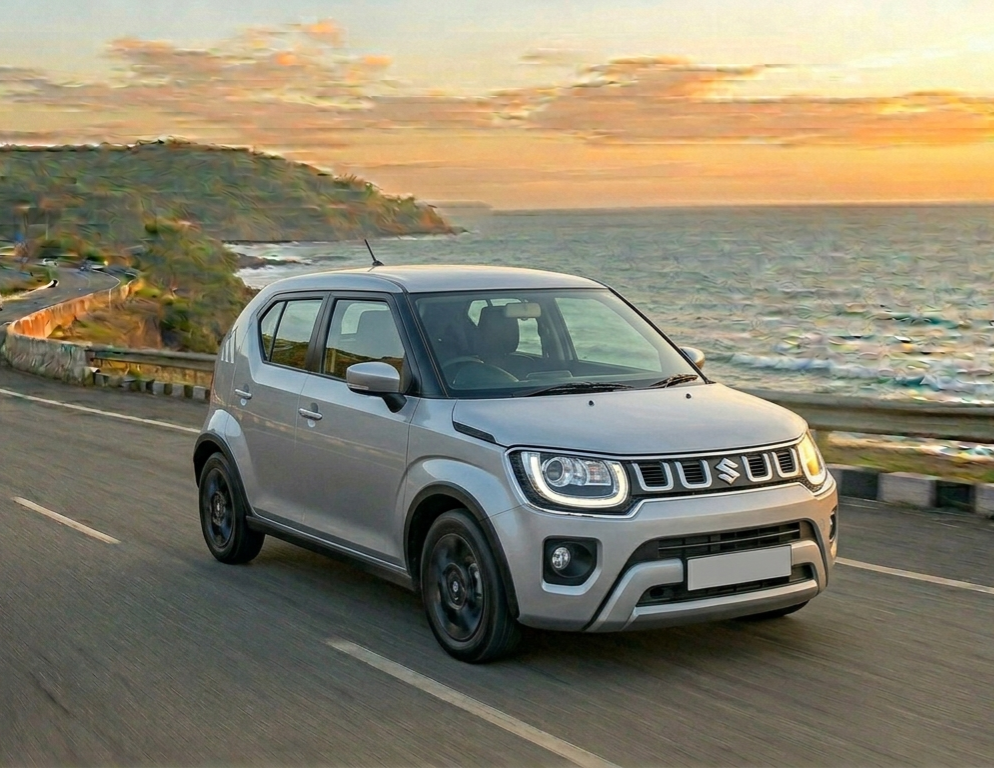 Maruti Suzuki Ignis self drive car rental in Goa