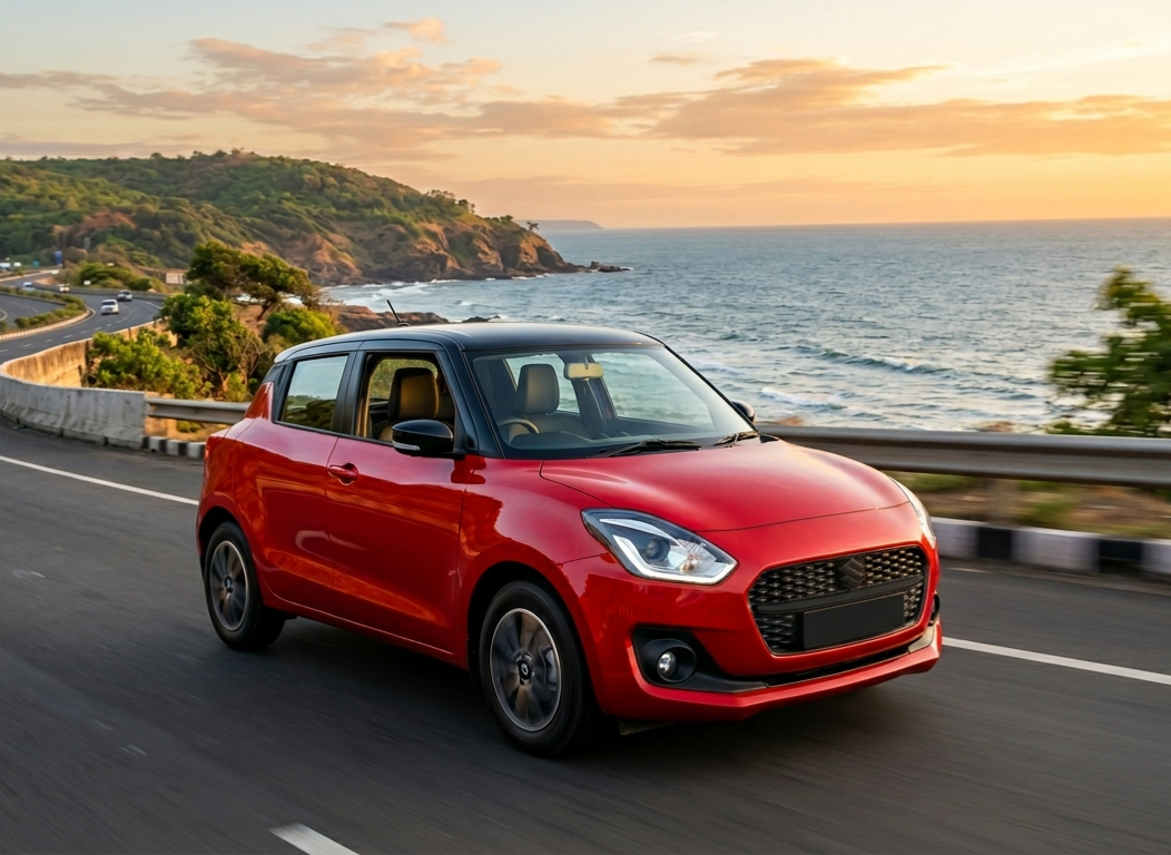 Maruti Suzuki Swift self drive car rental in Goa