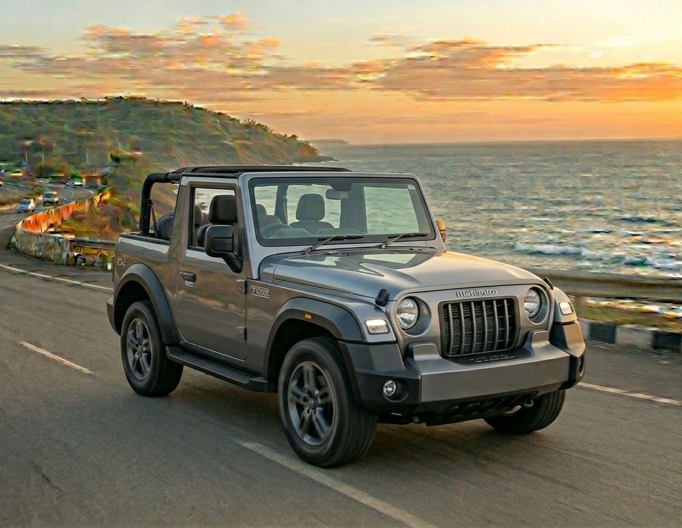 Mahindra Thar 4x4 self drive car rental in Goa